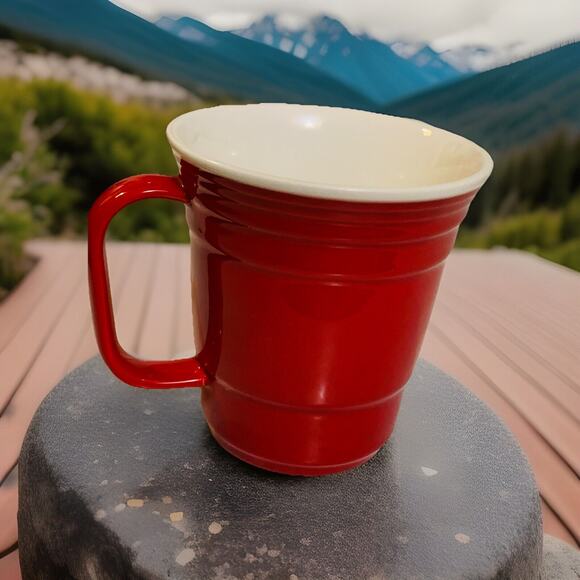 Red Cup Living 2012 Ceramic Coffee Tea Stoneware Mug Cup 12oz - Picture 2 of 4